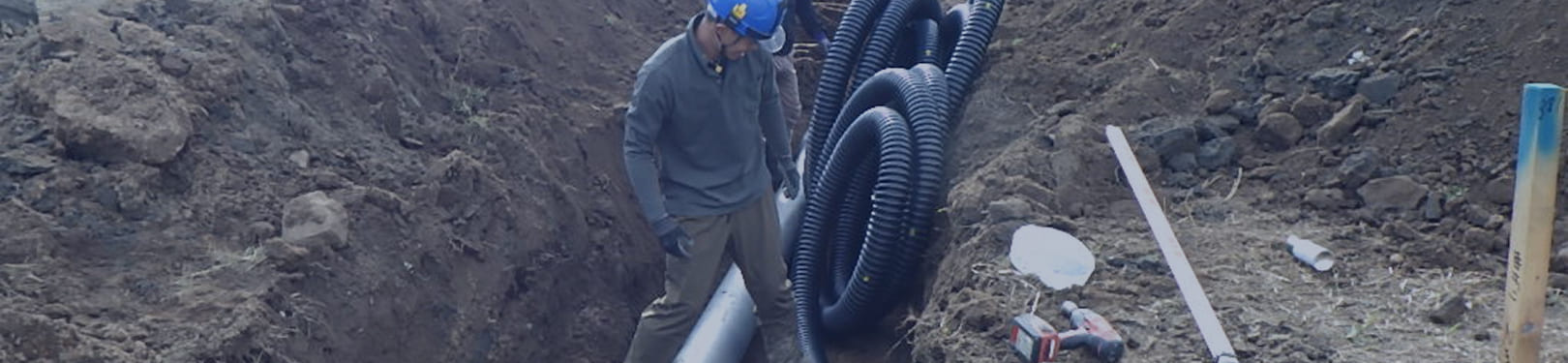 上下水道工事の画像